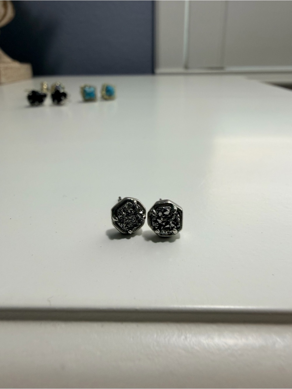 Assorted Women's Kendra Scott Stud Earrings - Turquoise, Purple, Black, Silver - Picture 5 of 5